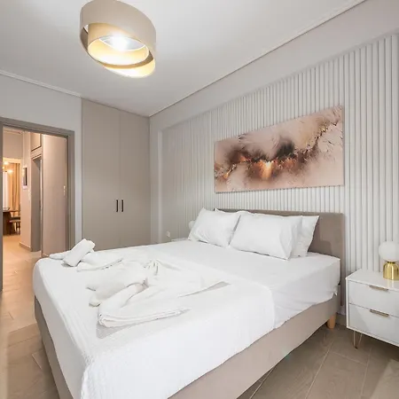 Apartment Chic 2br With Balcony Athens